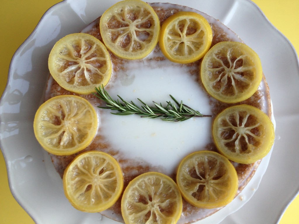 lemon rosemary olive oil cake from coffee & quinoa