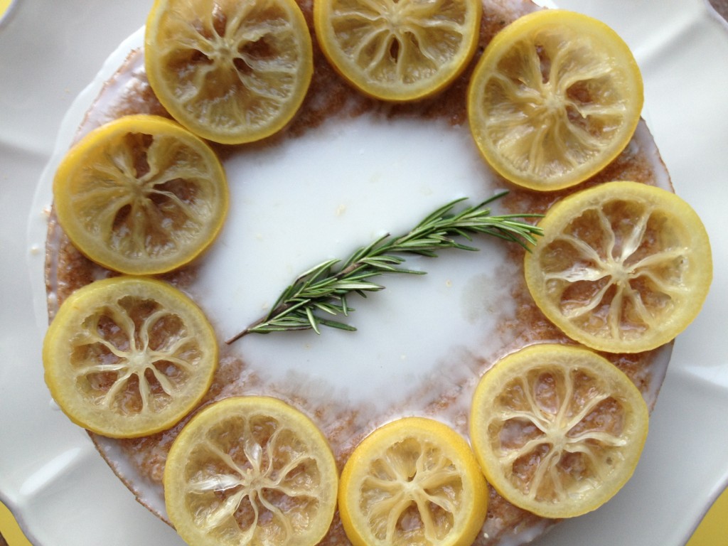 lemon rosemary olive oil cake from coffee & quinoa