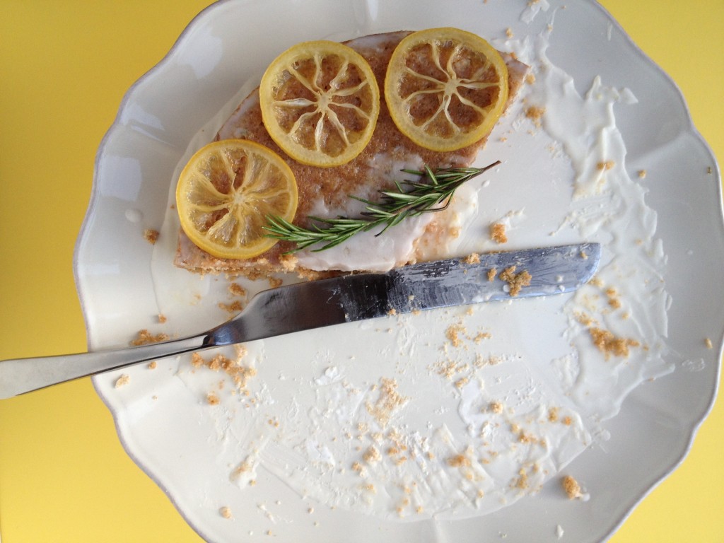 lemon rosemary olive oil cake from coffee & quinoa