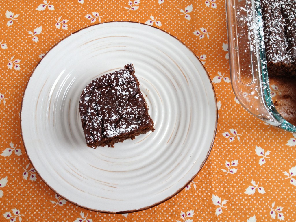 fudgy chocolate pumpkin cake from coffee & quinoa