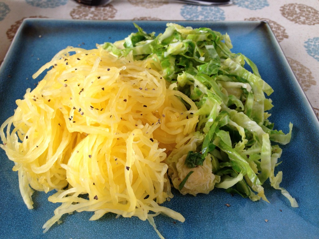 garlicky lemon brussels sprouts