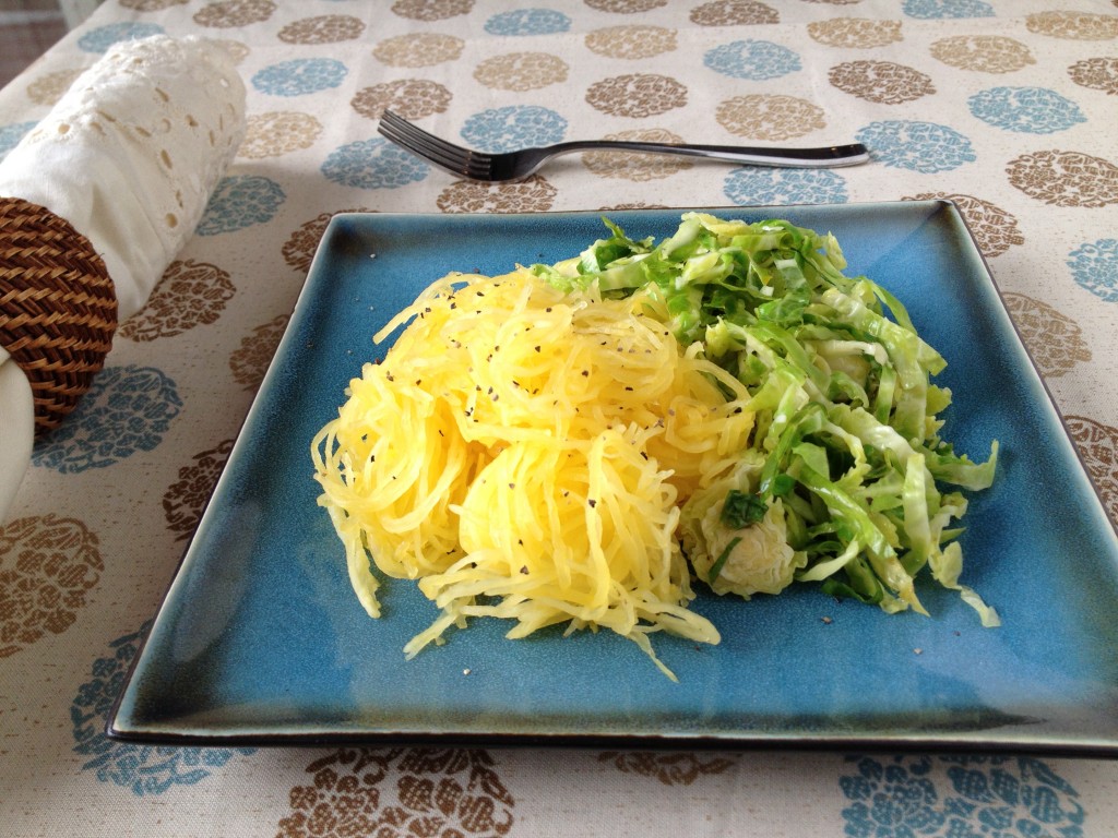 garlicky lemon brussels sprouts