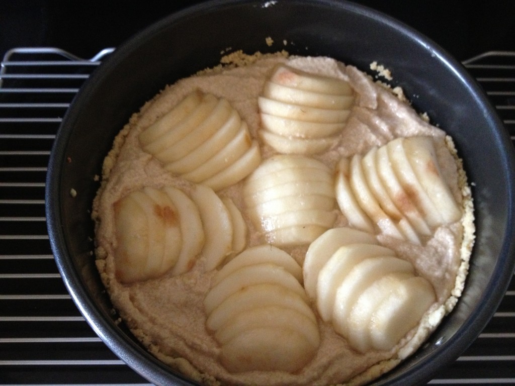 pear frangipane tart