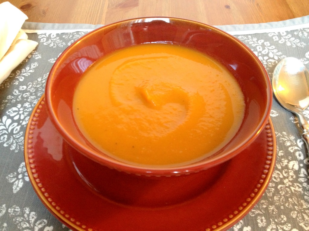 spiced butternut squash soup