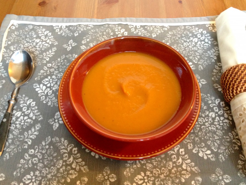 spiced butternut squash soup
