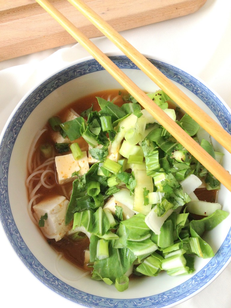noodles in spicy lemongrass broth