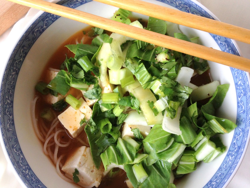 noodles in spicy lemongrass broth