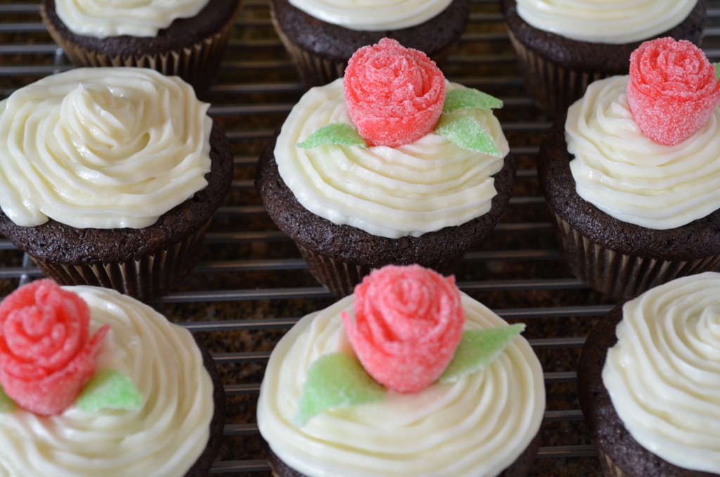 three roses cupcakes | Coffee & Quinoa