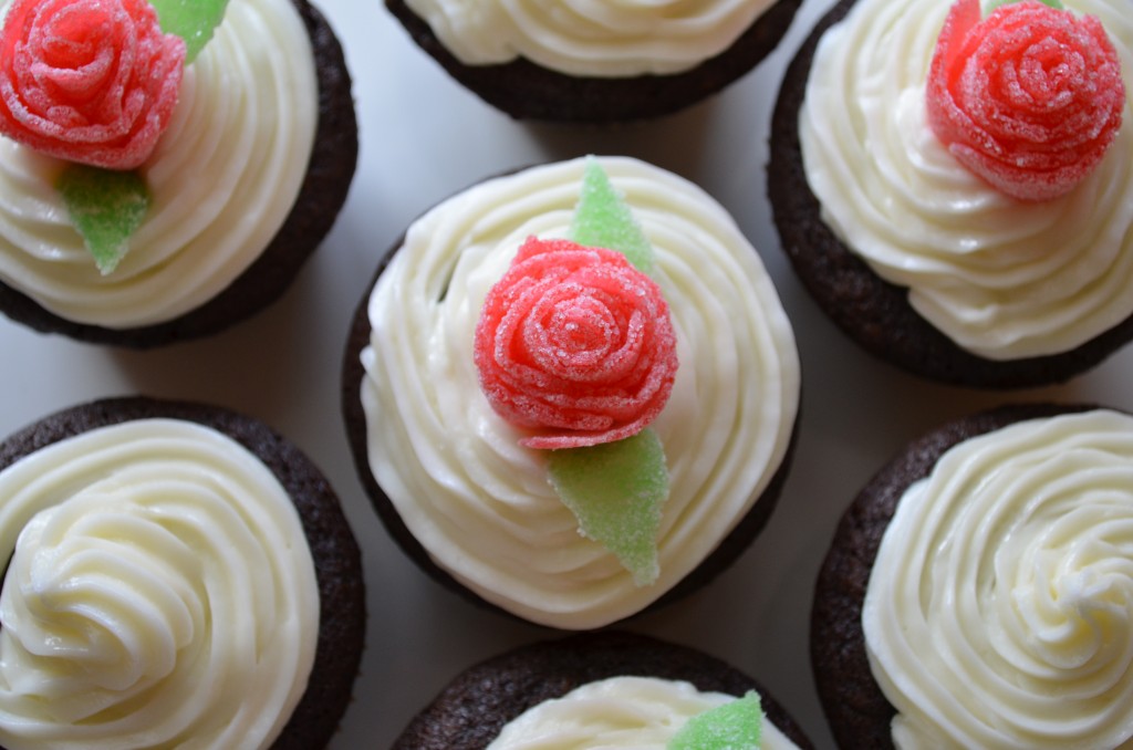 three roses cupcakes | Coffee & Quinoa