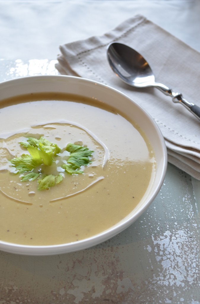 Celery Root Soup | coffeeandquinoa.com