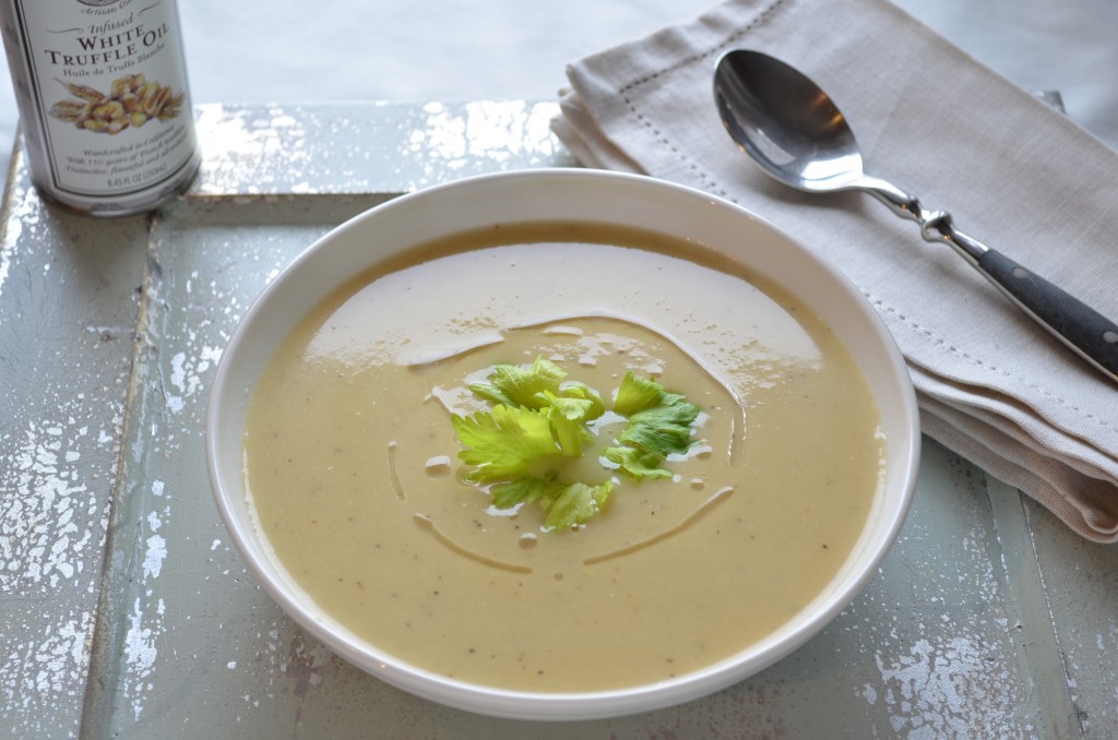 Celery Root Soup | coffeeandquinoa.com