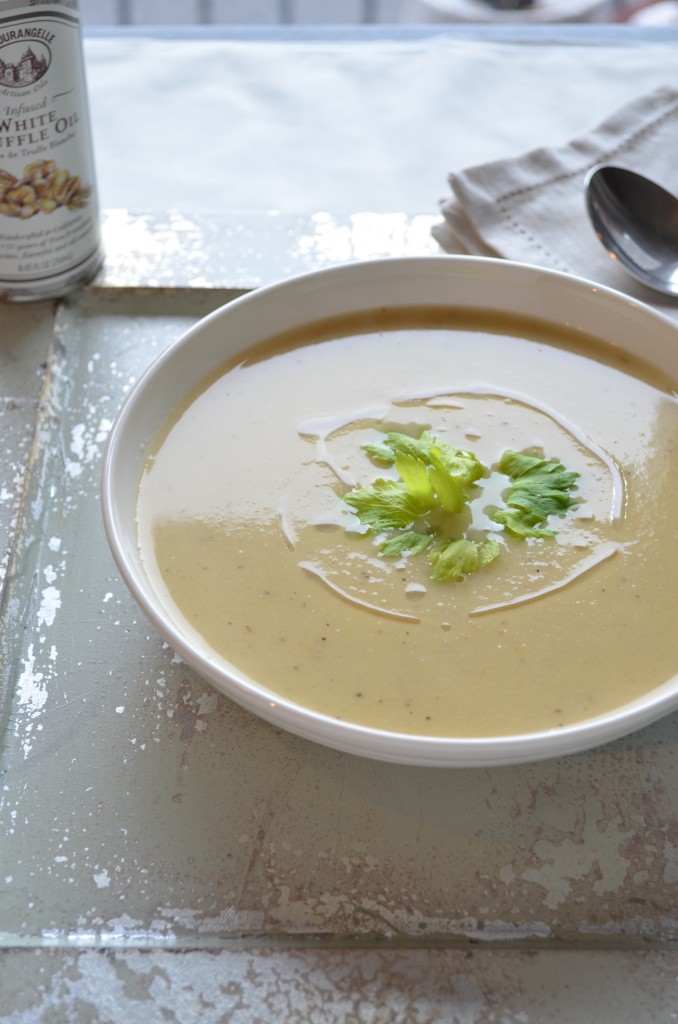 Celery Root Soup | coffeeandquinoa.com