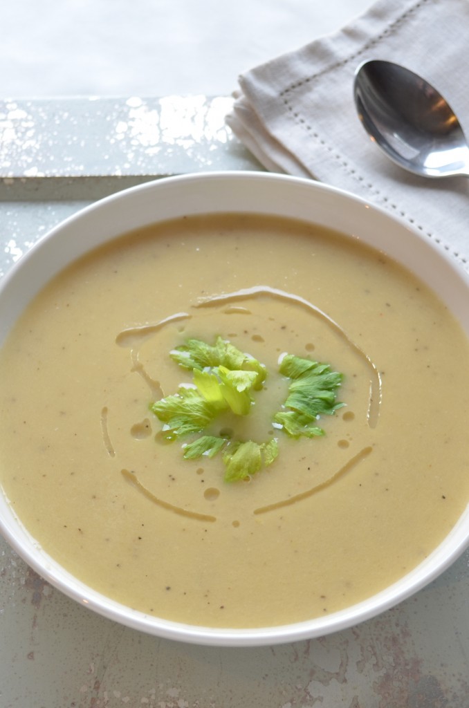 Celery Root Soup | coffeeandquinoa.com