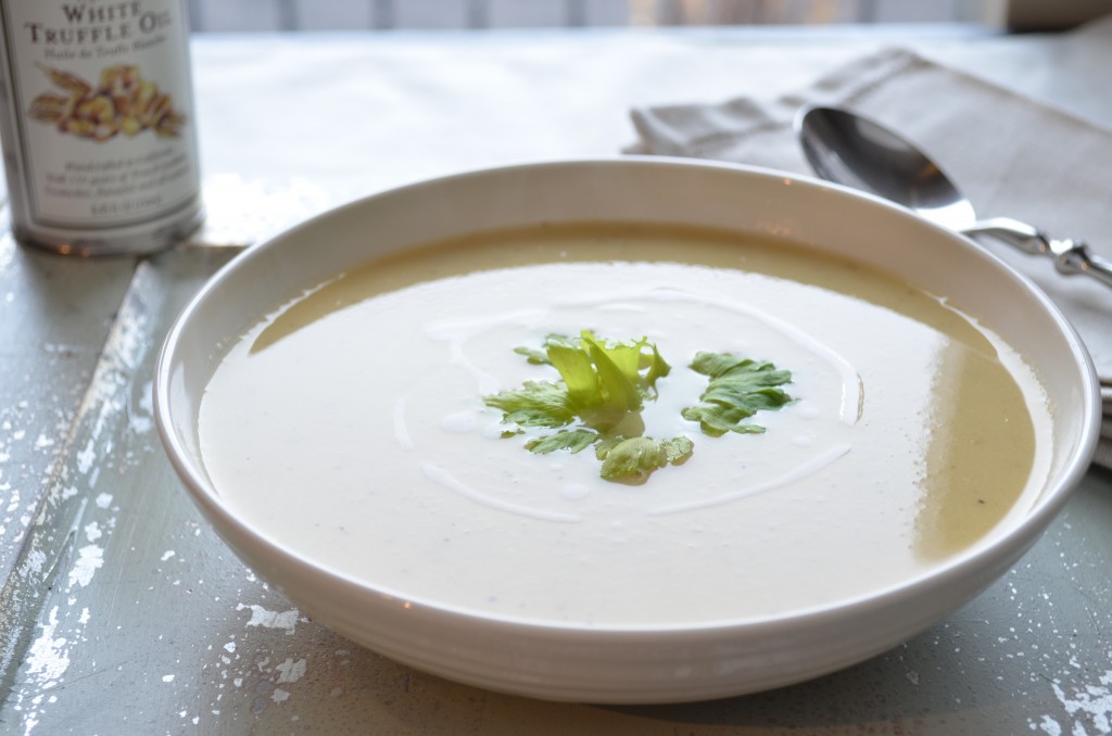 Celery Root Soup | coffeeandquinoa.com