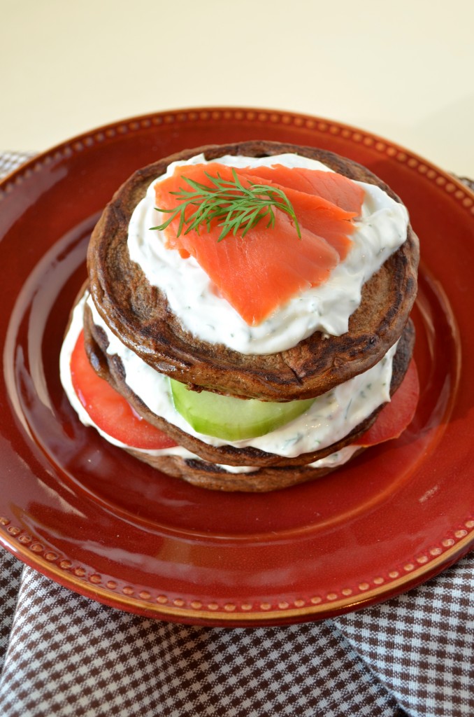 Pumpernickel Pancake Stacks | coffeeandquinoa.com