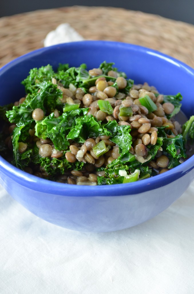 Thai Coconut Lentils with Kale | coffeeandquinoa.com