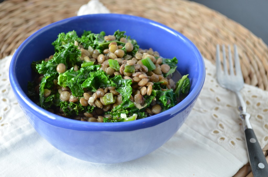 Thai Coconut Lentils with Kale | coffeeandquinoa.com