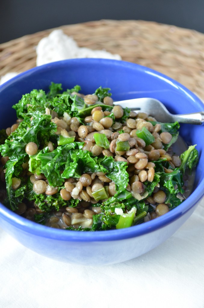 Thai Coconut Lentils with Kale | coffeeandquinoa.com