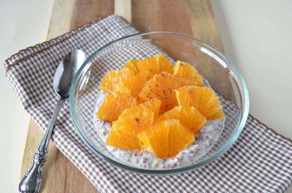 Quinoa Parfait with Sumo Orange and Cinnamon