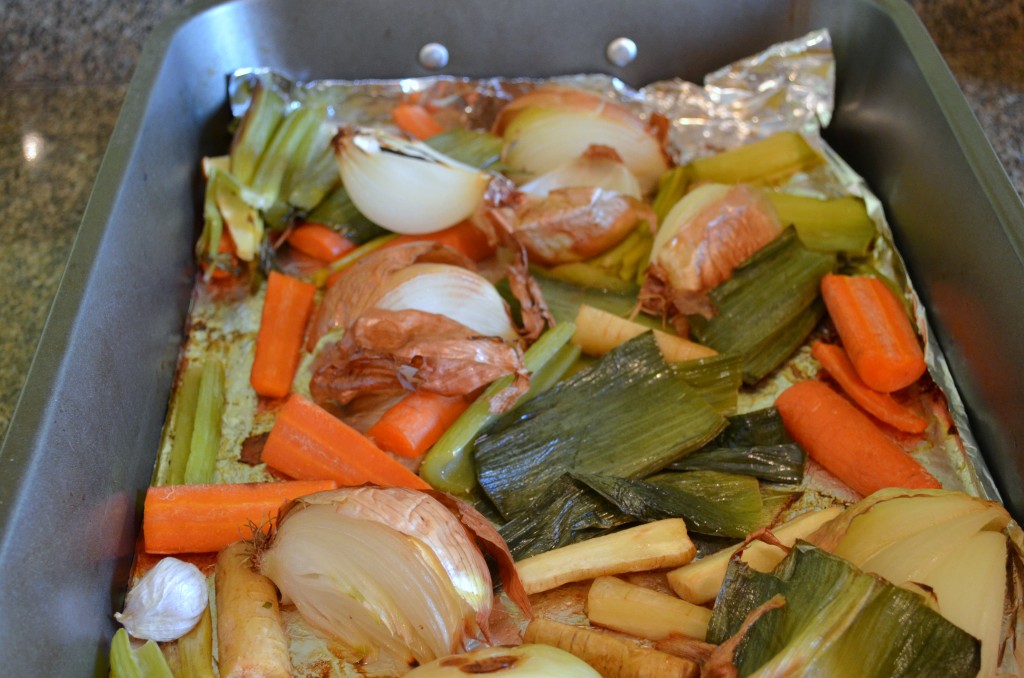 Simple Roasted Vegetable Stock