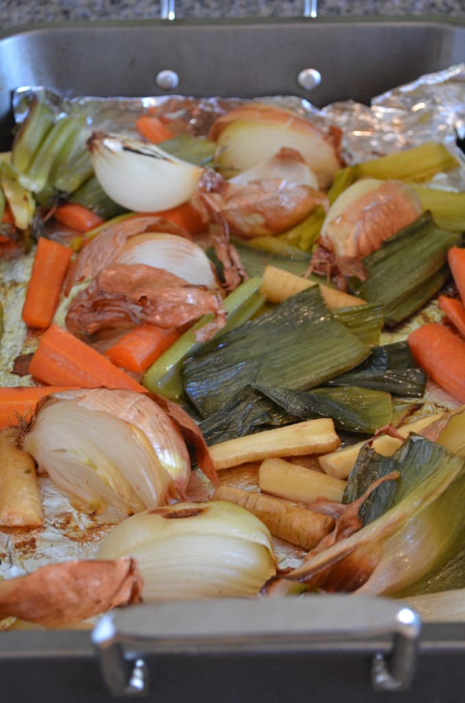 Simple Roasted Vegetable Stock