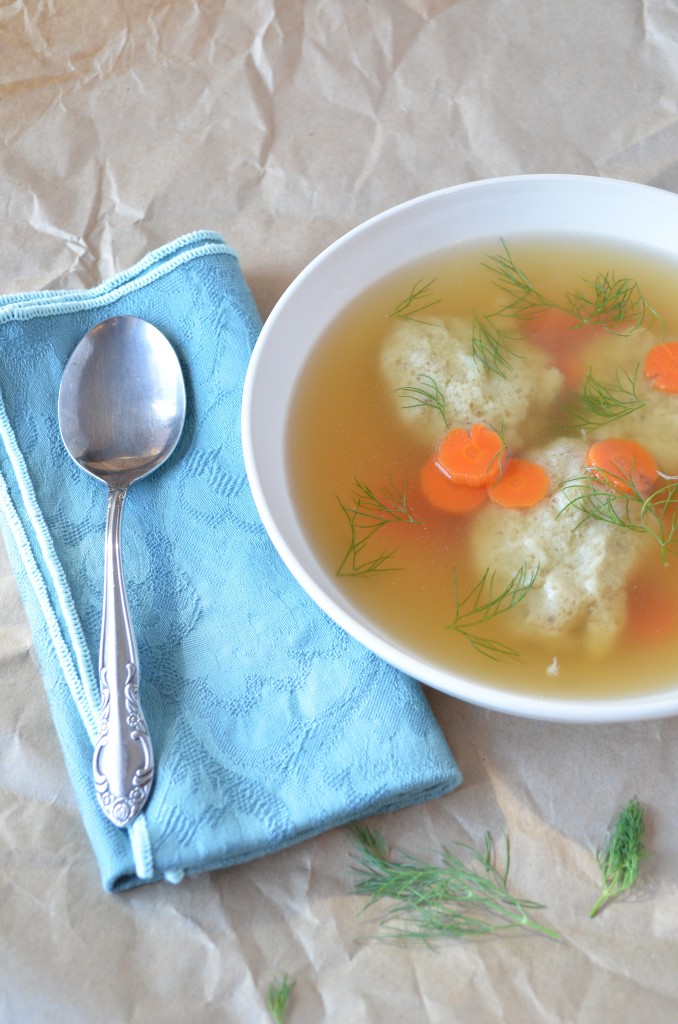 Vegetarian Matzo Ball Soup