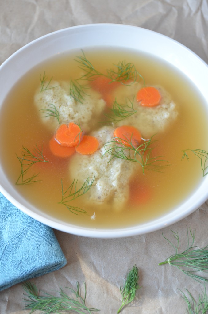 Vegetarian Matzo Ball Soup