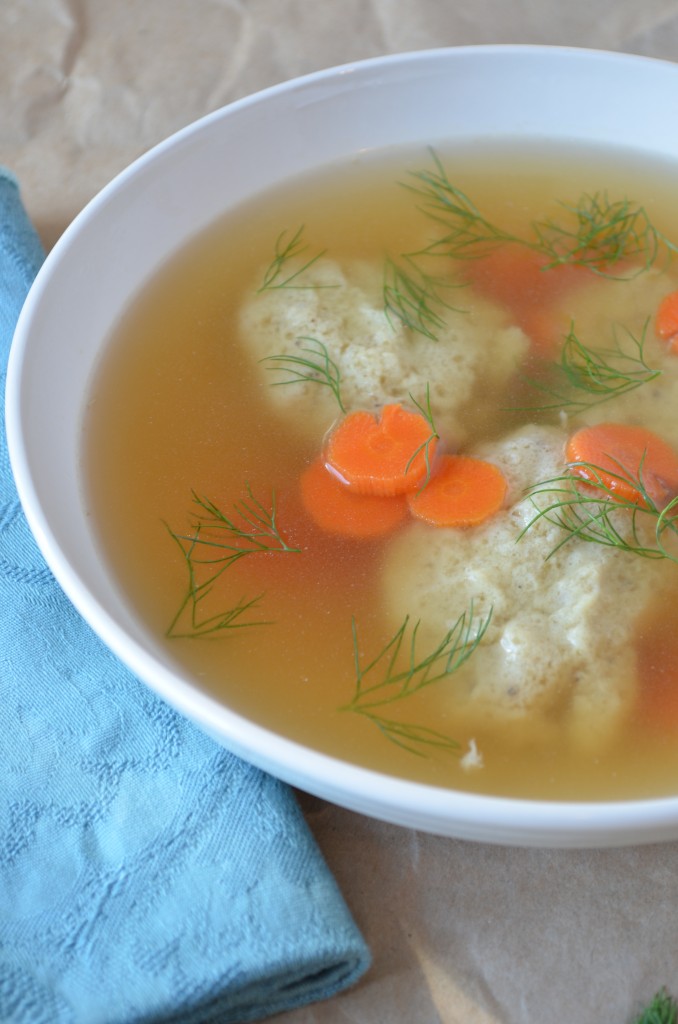 Vegetarian Matzo Ball Soup