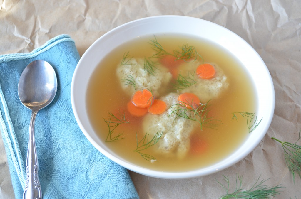 Vegetarian Matzo Ball Soup