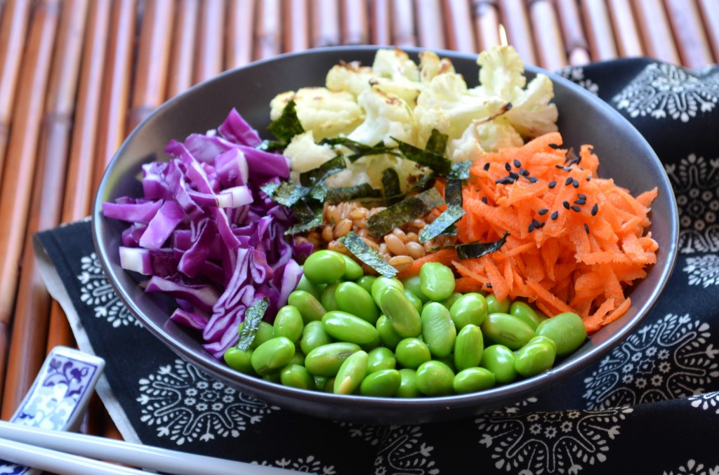 Spelt Berry Sushi Bowl