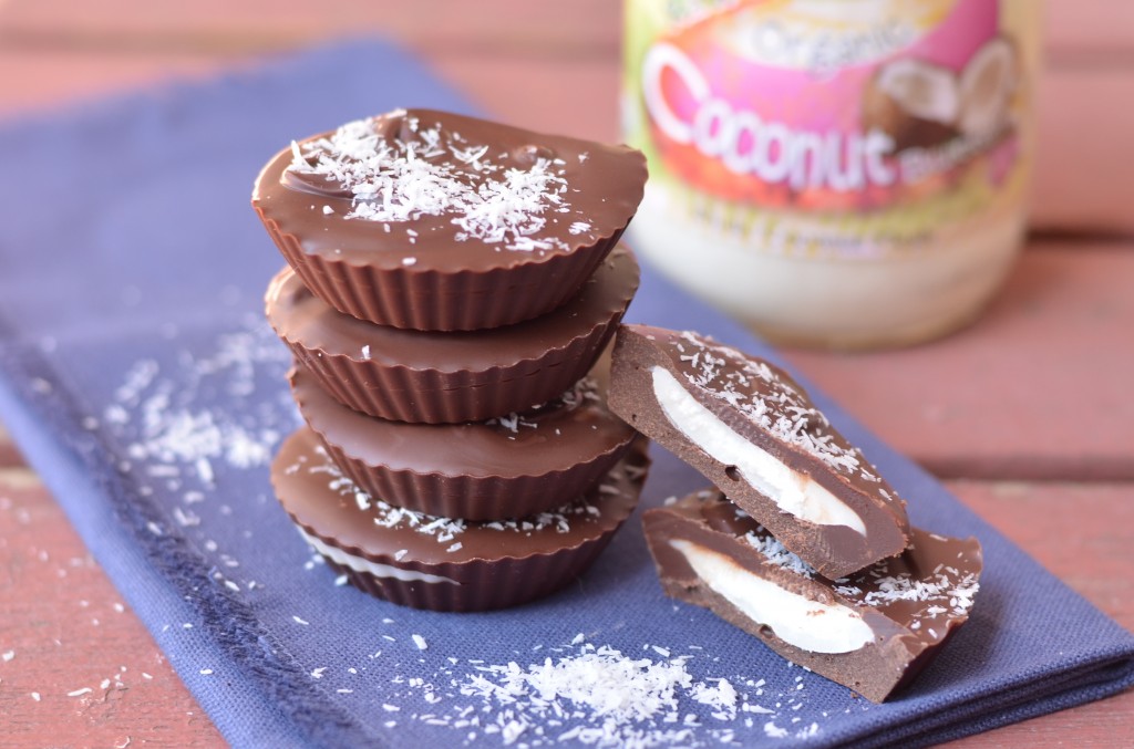 Oatmilk Chocolate Coconut Butter Cups - ShawZ Chocolate - 40 g