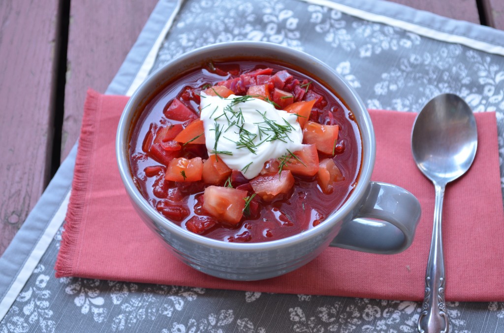 What is a good recipe for borscht soup?