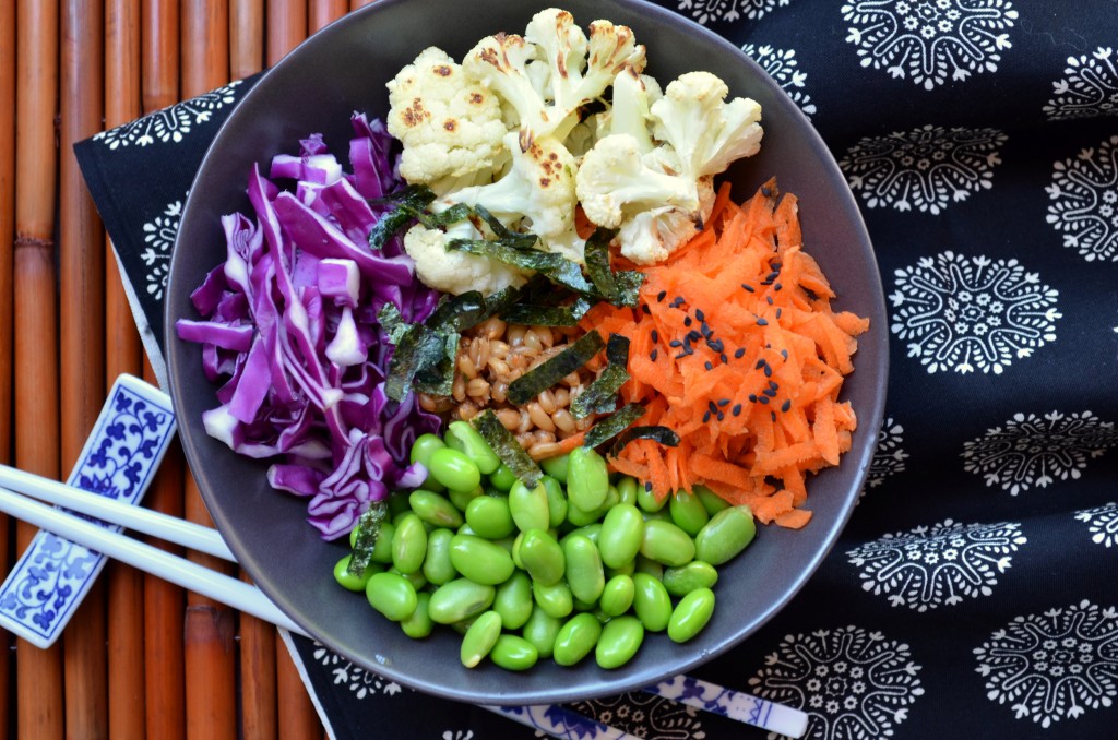 Spelt Berry Sushi Bowl