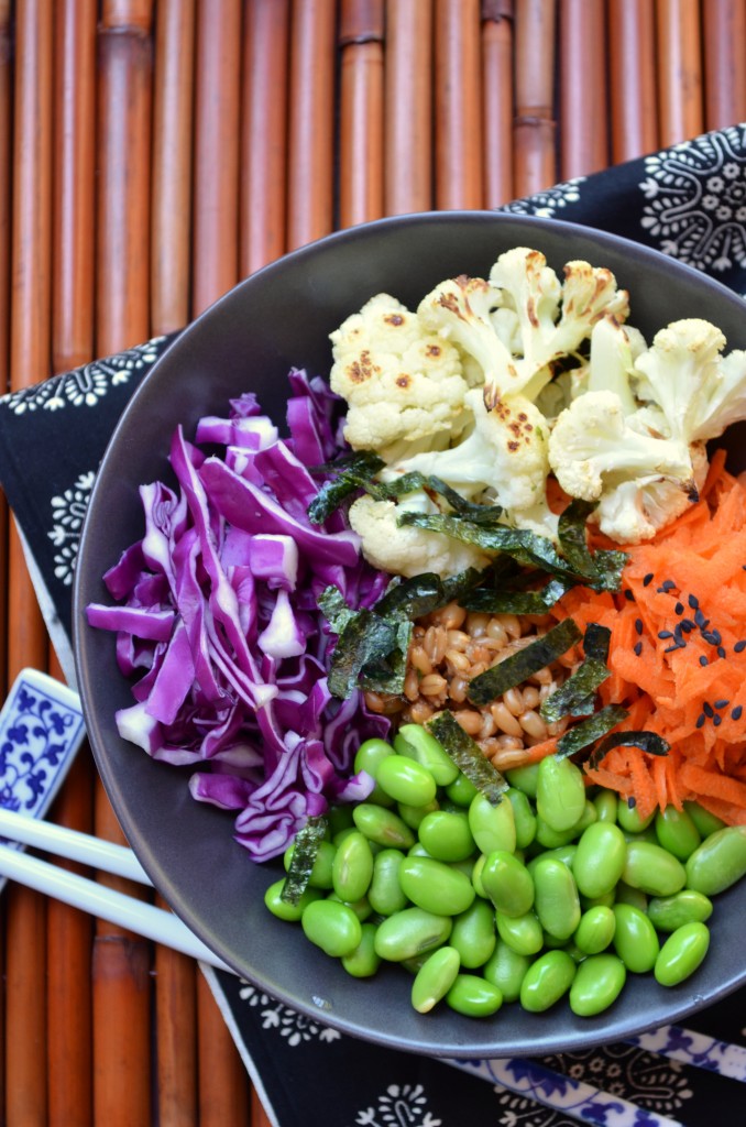 Spelt Berry Sushi Bowl