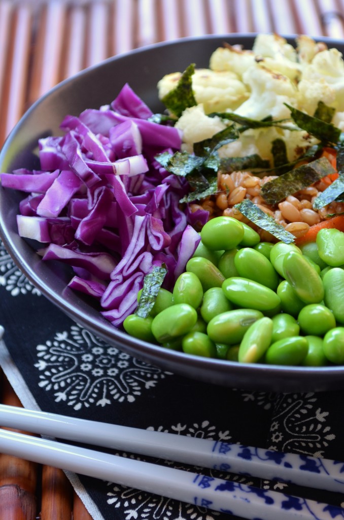 Spelt Berry Sushi Bowl