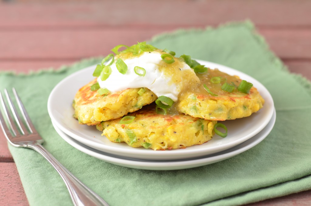 Fresh Corn and Jalapeno Griddle Cakes