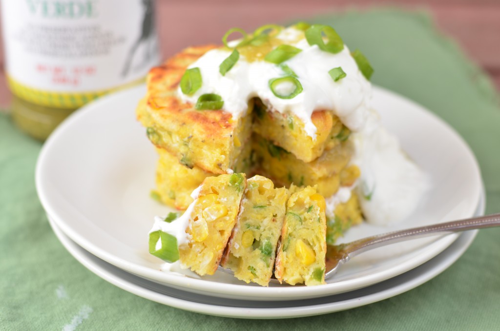 Fresh Corn and Jalapeno Griddle Cakes