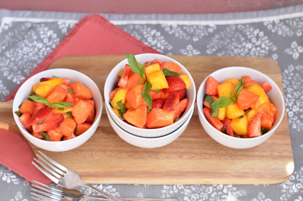 Thai-Inspired Fruit Salad with Lime and Thai Basil