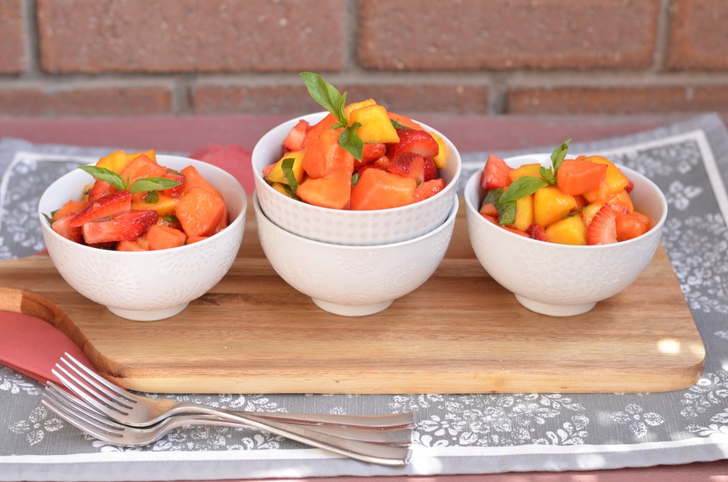 Thai-Inspired Fruit Salad with Lime and Thai Basil