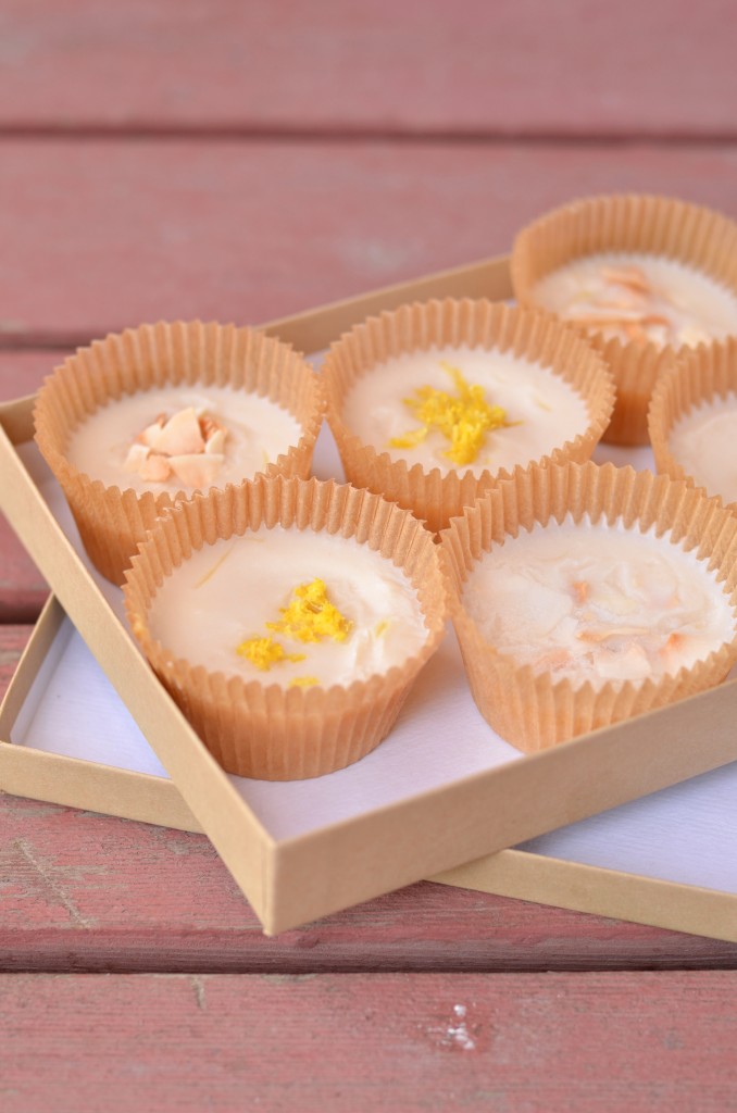 Coconut Butter Cups with Meyer Lemon Curd