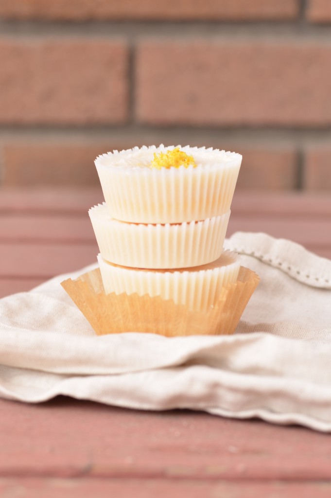 Coconut Butter Cups with Meyer Lemon Curd