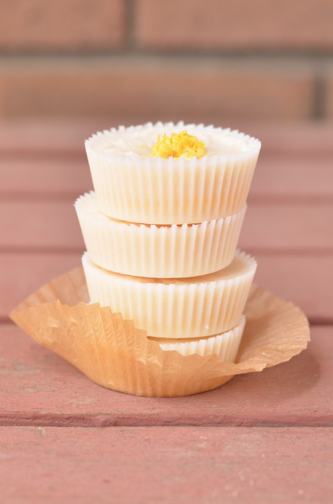 Coconut Butter Cups with Meyer Lemon Curd