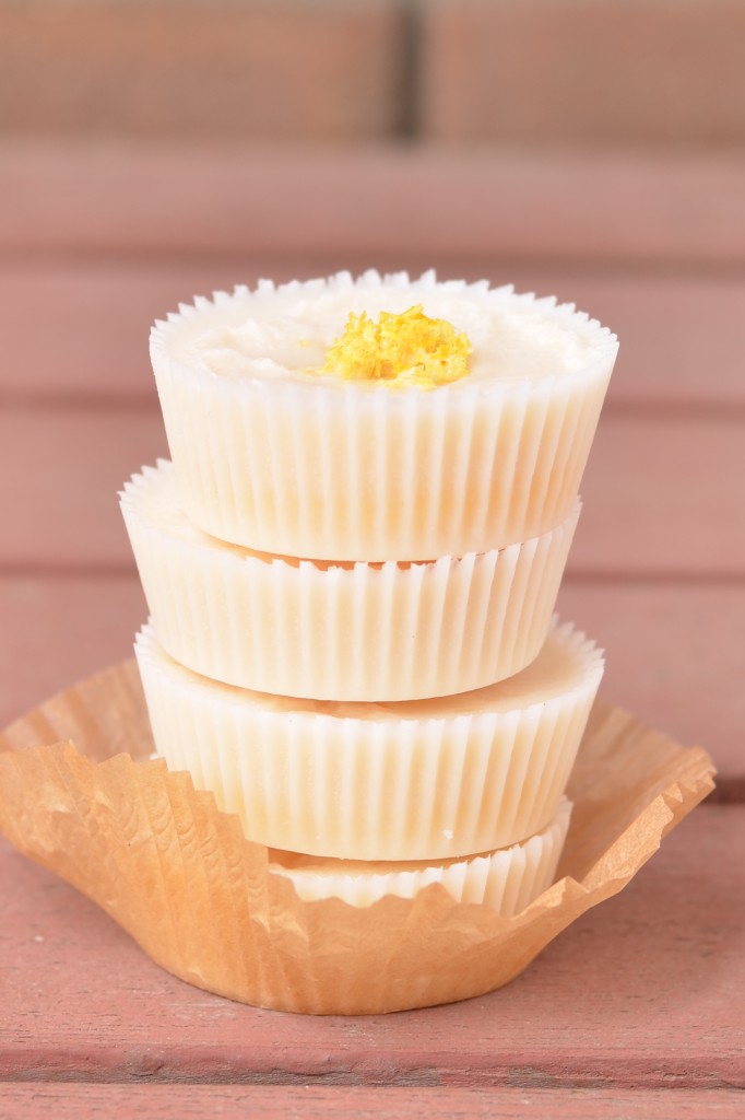 Coconut Butter Cups with Meyer Lemon Curd