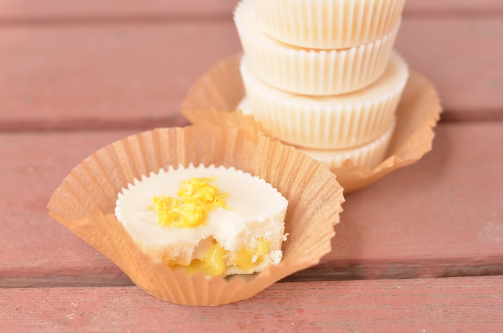 Coconut Butter Cups with Meyer Lemon Curd