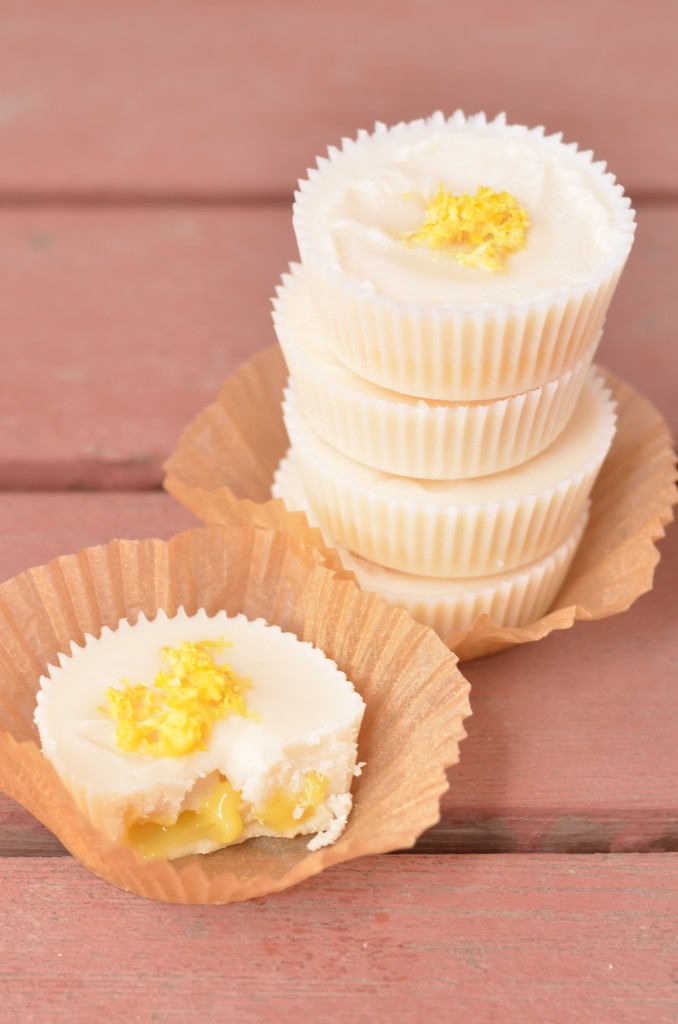 Coconut Butter Cups with Meyer Lemon Curd