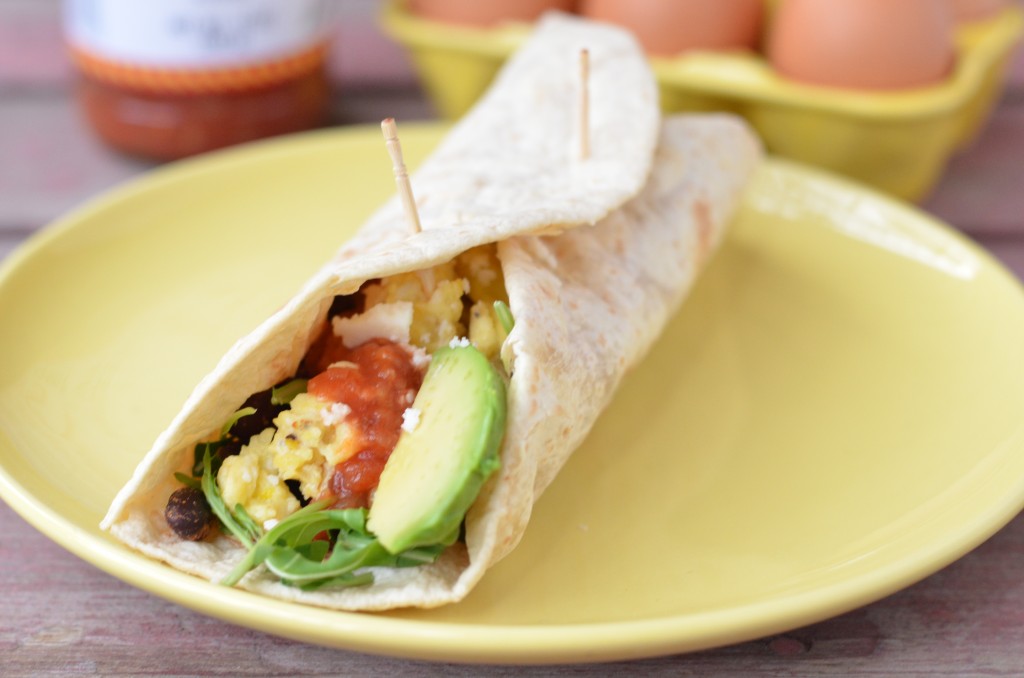 Vegetarian Breakfast Burritos