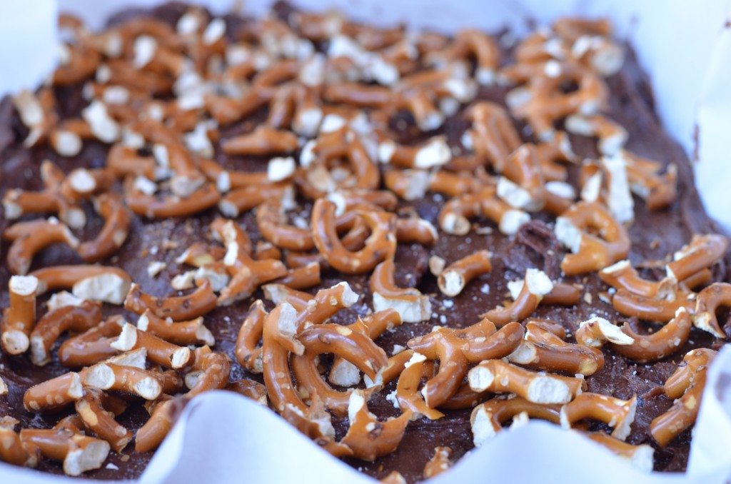 Outrageously Fudgy Pretzel Brownies