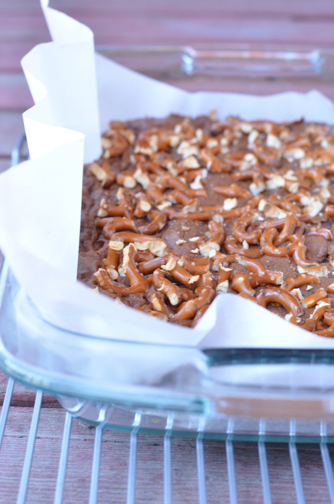 Outrageously Fudgy Pretzel Brownies