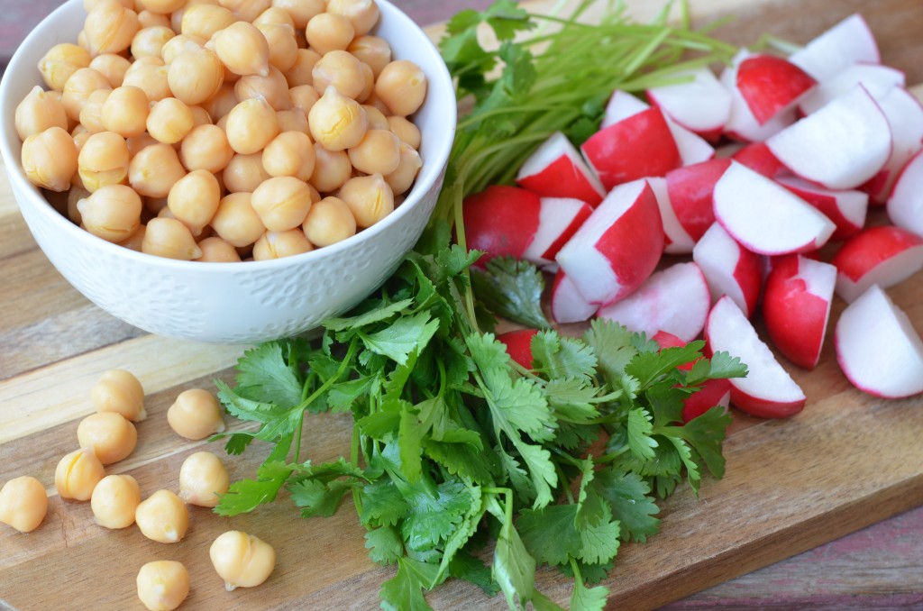 Crispy Crunchy Roasted Radish and Chickpea Tacos