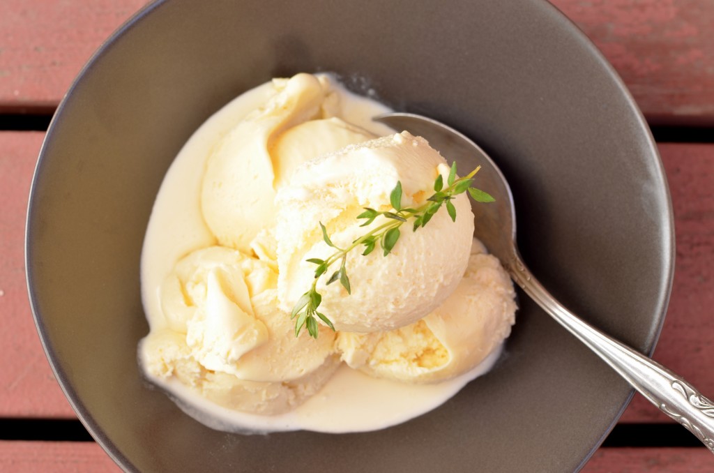 Honey Thyme Ice Cream